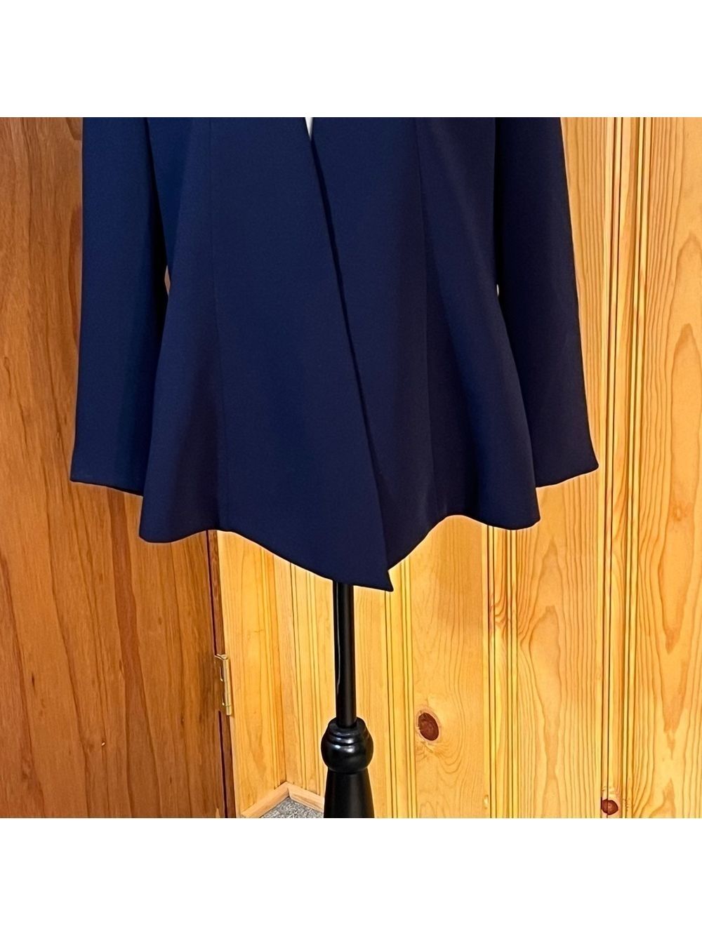 Nwt Fold Le Marais Navy Wrap Jacket Sz-10 — image 3 of 8